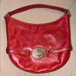 Vintage Michael Kors Cherry Red Shoulder Bag